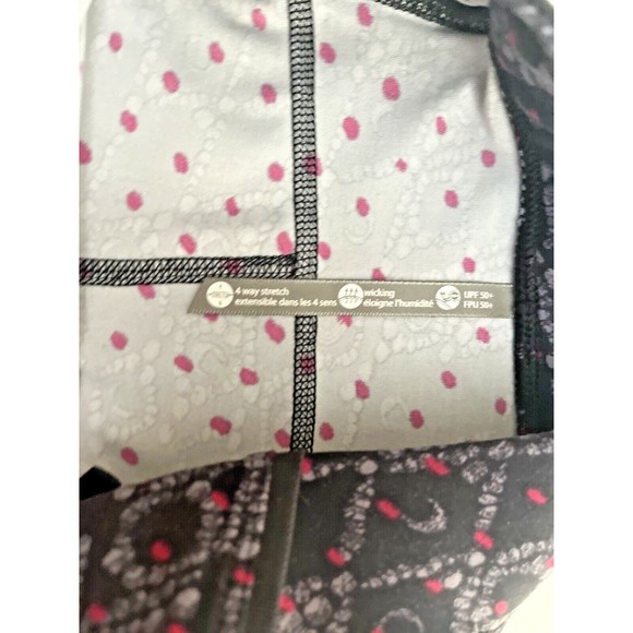 Lole Dark Blue Print Women Leggings/Joggers Size Small w Adjustable Waist - Picture 5 of 9